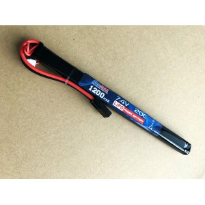 АКБ BlueMAX 1200mAh Lipo 7.4V 20C AK stick 11.5x17x185mm  АК-серия под крышку